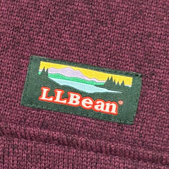 LL Bean Women's Pullover - Eggplant, Size:  Small R - Picture 5 of 5